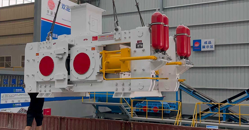 超細(xì)碎破碎制砂設(shè)備高壓輥磨機(jī)發(fā)貨中